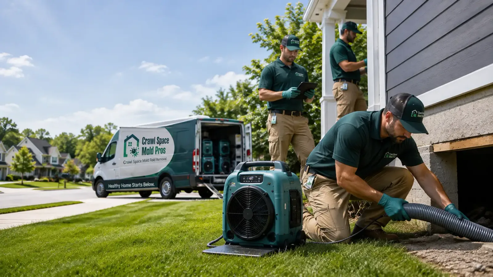 Crawl Space Mold Removal in Brooks, ME